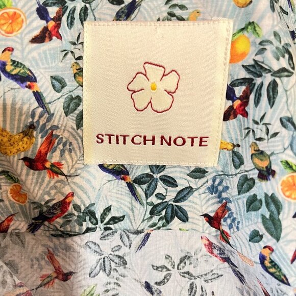 Stitch Note The Redford Short Sleeve Button Up IN‎ Parrot Size XL - Picture 6 of 9